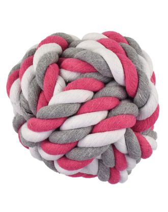 Flamingo Jim Ball Fuchsia - sznurkowa piłka dla psa 