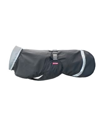 Kuori Pomppa Graphite - oddychająca kurtka przeciwdeszczowa dla psa, szara
