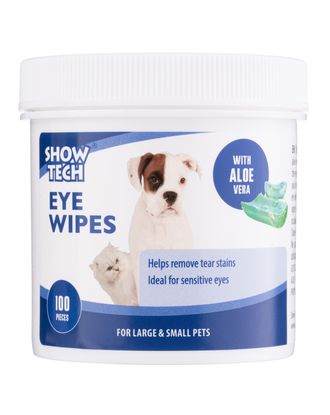 Show Tech Eye Wipes 100szt. - chusteczki do czyszczenia oczu dla psa i kota