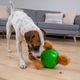 Nina Ottosson Dog Snuffle N' Treat Ball Level 2 Small - węchowa piłka na przysmaki dla psa, z 4 wiewiórkami, poziom 2, mała