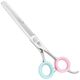 Blovi Teddy Line Straight Grooming Thinning 45T 6.5" - for Texturizing & Finishing Work, Japanese Steel