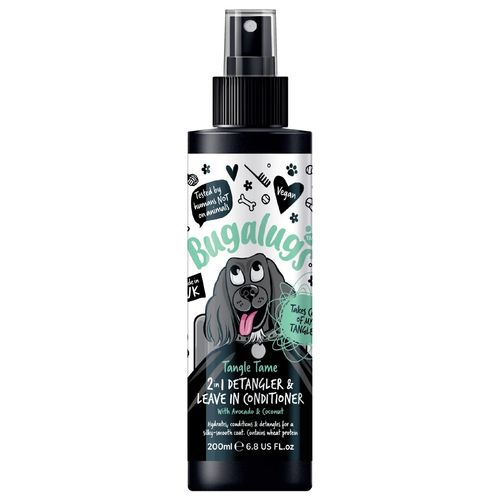 Bugalugs Tangle Tame 2in1 Leave In Conditioner 200ml - odżywka ułatwiająca rozczesywanie dla psa, zapach awokado i kokosa