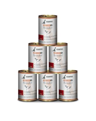 Escapure VET Nierendiat Rind - mokra karma dla psa, wsparcie pracy nerek - 6x 400g