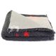 Blovi DryBed VetBed A+ - Non-Slip Pet Bed, Graphite-Red