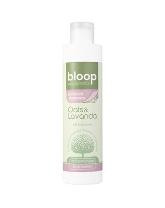 Bloop All Natural Oats & Lavanda Shampoo -  naturalny szampon oczyszczający dla psa z ekstraktem z owsa i olejkiem lawendowym, koncentrat 1:5 - 200ml