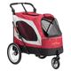 Show Tech Petstro Large 3-Wheel Buggy Red/Grey - wózek dla psa, kota, duża spacerówka, do 45kg