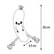 Flamingo Bubto Pickle with Rope 30cm - pluszak dla psa, ogórek ze sznurem, z piszczałką