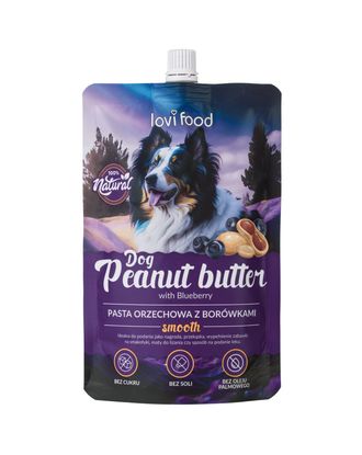 Lovi Food Peanut Butter with Blueberry - Natural Creamy Treat for Dog & Cat - 300g