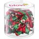 Blovi Christmas Bows Cane & Ruby 25szt. - kokardki dla psa, zestaw świąteczny, z laską lub kryształkiem