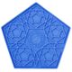 Kiwi Walker Slow Licking Bowl Penta - Licking Mat for Dogs, Pentagon-Shaped