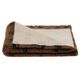 Blovi DryBed VetBed B - Non-Slip Pet Bed, Chocolate with Black Paws