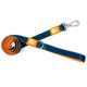 Max&Molly Short Leash Matrix Orange - klasyczna smycz dla psa z odblaskowymi przeszyciami, 120cm