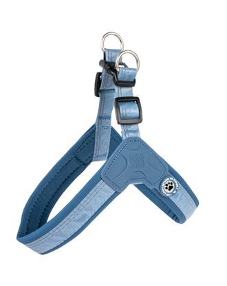 Max&Molly Q-Fit Harness Matrix 2.0 Ocean - lekkie szelki step in dla psa, z identyfikatorem QR, niebieskie