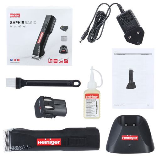 Heiniger Saphir Basic - Professional Cordless Animal Clipper With