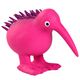 Kiwi Walker Whistle Figure Pink - piszcząca zabawka dla psa, zabawny różowy ptak