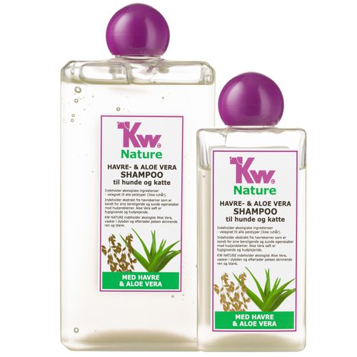 KW Nature Oat & Aloe Vera Shampoo - łagodzący szampon dla pa i kota, koncentrat 1:3