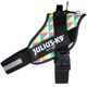 Julius-K9 IDC Powerharness Retro - szelki dla psa, z odblaskami, w kolorowe trójkąty