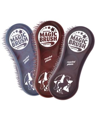 Magic Brush Wilberry recycled Brush - twarda szczotka do czyszczenia psów i koni