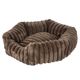 Biglo Cobe Hexagon Dark Brown - Elegant & Soft Bed for Dogs & Cats, Dark Brown