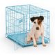 MidWest iCrate Fashion Blue - Single Door Dog Crate, Blue, Size S, 61x46x48cm