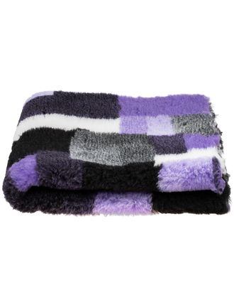 Blovi DryBed VetBed A+ - antypoślizgowe posłanie, legowisko dla zwierząt, fioletowa krata (patchwork)