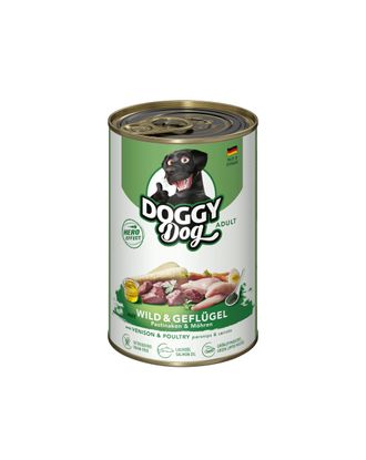 Doggy Dog Venison & Poultry - bezzbożowa mokra karma dla psa, z dziczyzną i drobiem - 400g