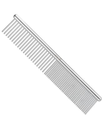 Blovi Basic Comb 15cm - metalowy grzebień dla psa, mieszany rozstaw pinów (50:50)