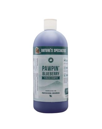 Nature's Specialties Pawpin Blueberry Tearless Shampoo - szampon dla psa i kota dodający blasku, koncentrat 1:16 - 946ml