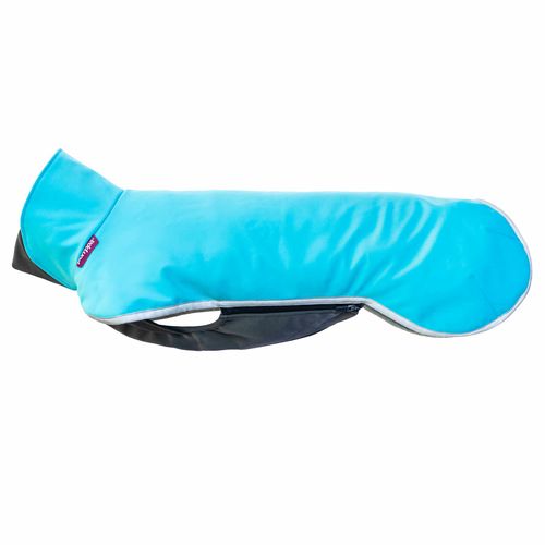 Sportti Pomppa Arctic - wodoodporny softshell dla psa, niebieski