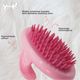 Yuup! PinkMassage Brush - Silicone Dog Brush for Massage & Product Distribution, Large