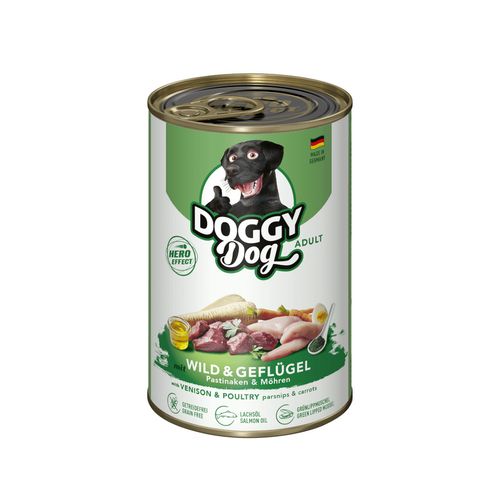 Doggy Dog Venison & Poultry - bezzbożowa mokra karma dla psa, z dziczyzną i drobiem