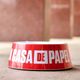 Dashi La Casa De Papel Original Red Bowl - miska z melaminy, dla psa i kota, motyw z serialu Dom z Papieru
