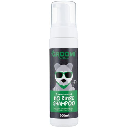 Groomi No Rinse Shampoo 200ml - szampon w piance dla psa, bez spłukiwania