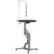Blovi Air Lifting Grooming Table 60cm - Round Grooming Table with Pneumatic Lift & Rotating Tabletop