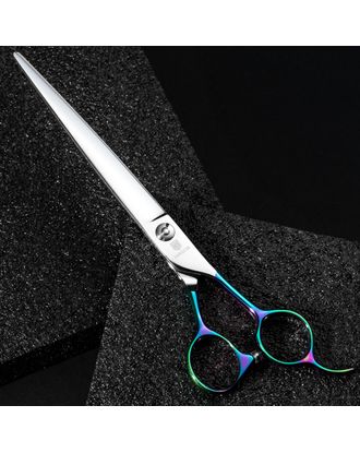 Jargem Multicolor Straight Scissors 7" - nożyczki groomerskie proste z kolorową rękojeścią