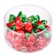 Blovi Christmas Bows Snowflake 25 pcs – Red and Green Holiday Dog Bows with Snowflake Pattern