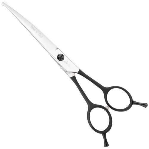 Geib Gator Trim 'n' Cut Safety Curved Scissors - lekkie, ostre i poręczne nożyczki bezpieczne gięte z teflonowym uchwytem
