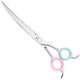 Blovi Teddy Line Curved Scissors 7.5" - Made of Japanese Steel