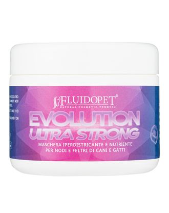 FluidoPet Evolution Ultra Strong Mask - wysoko odżywczo-regenerująca maseczka, skraca czas suszenia i ułatwia rozczesywanie sierści