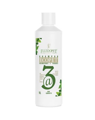 FluidoPet EcoPet @3 Volumizing Shampoo - wydajny szampon dla psa, zwiększający objętość sierści, koncentrat 1:5 - 1L