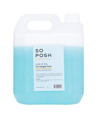 So Posh Tangle Free Hydrating Detangler Spray - dwufazowy preparat ułatwiający rozczesywanie splątanej sierści - 4L