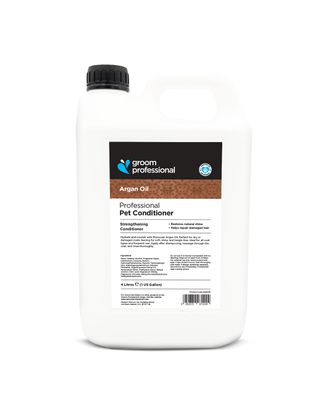 Groom Professional Argan Oil Conditioner - intensywnie nawilżająca odżywka do sierści z olejkiem arganowym, koncentrat 1:10 - 4L