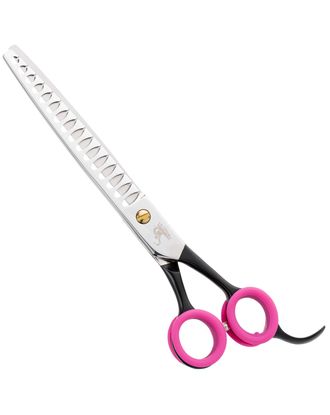 P&W The BlackSmith Chunker Scissors 7,5" - najwyższej jakości, profesjonalne degażówki jednostronne, 16 ząbków