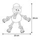 Flamingo Xima Snowman - zabawka świąteczna dla psa, pluszowy bałwanek z piszczałką