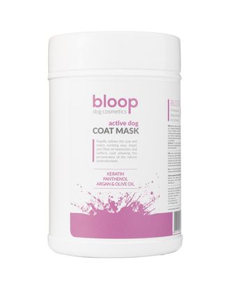Bloop Active Dog Coat Mask Keratin - maska dla psa, wygładzająca i ułatwiająca rozczesywanie