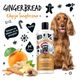 Bugalugs Gingerbread Shampoo Christmas Edition 500ml - uniwersalny szampon dla psa, o zapachu pierników, koncentrat 1:10