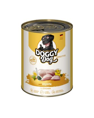 Doggy Dog Chicken Sensitive - bezzbożowa mokra karma dla psa, z kurczakiem - 800g