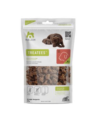 Maelson Treatees Lamb 100g - naturalne przysmaki dla psa, mięsne kąski z jagnięciny