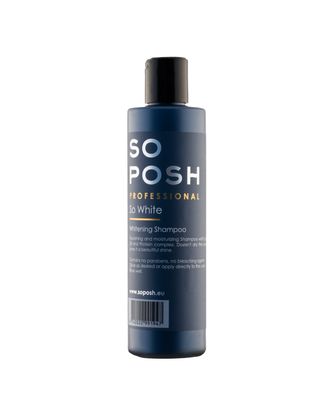 So Posh So White Shampoo - profesjonalny szampon do włosa białego, nawilżający i rozświetlający sierść - 250ml