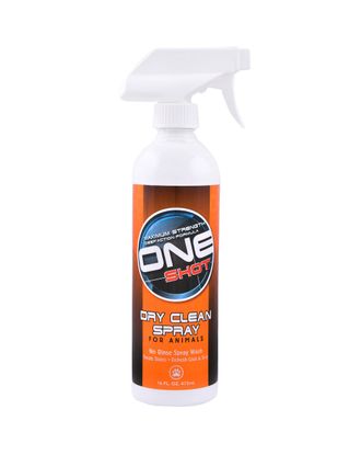 One Shot Dry Clean Spray Shampoo - profesjonalny szampon na sucho dla zwierząt, eliminujący brzydkie zapachy - Pojemność: 473ml